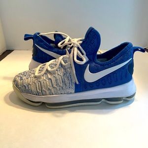 Nike KD Size 6Y Blue White Shoes Kevin Durant Basketball